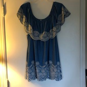 Blue and White Fever Shirt